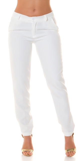 Musthave Pants Business Look White
